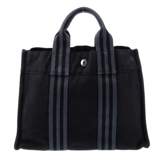 HERMES Fourre-tout CANVAS BAG PM ❣️ - Picture 1 of 6